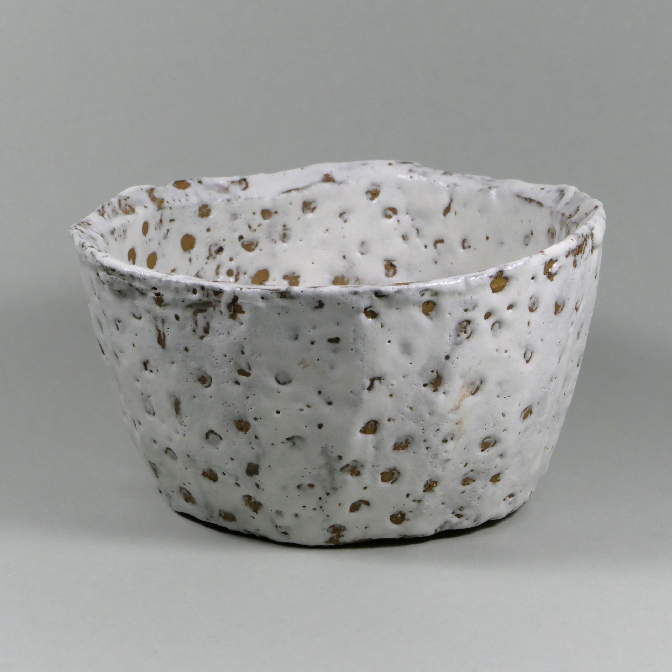 White with dots